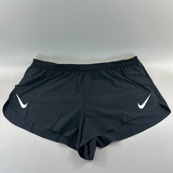 Nike AeroSwift Dri‑FIT ADV Running Shorts Men Size XL Black 2" Brief-Lined NEW - Picture 1 of 8